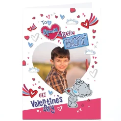 Card Factory Photo Tatty Teddy Valentine's Day Card - Special Little Boy