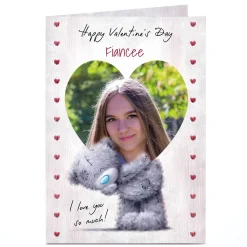 Card Factory Photo Tatty Teddy Valentine's Day Card - I Love You So Much, Fiancee