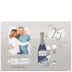 Card Factory Photo 25th Anniversary Card - Happy Years Together