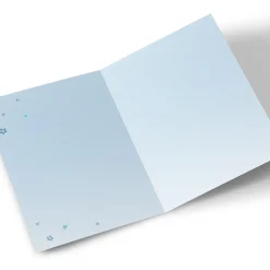 BOY Card Factory Photo 50th Birthday Card - Blue Stars, Husband, Editable Age