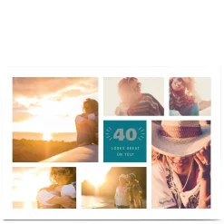 Discount Photo 40th Birthday Card - Editable Age, Looks Great On You For Uncle|For Son