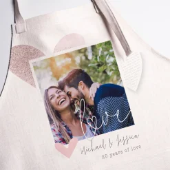 Card Factory Photo Upload Apron - Years of Love