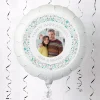 New Photo Upload Balloon - Heart Border, Any Photo and Message Personalised Party|Wedding Party