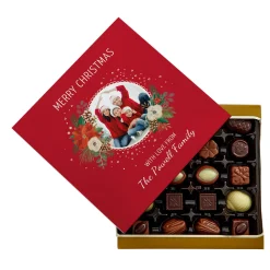 Kids Card Factory Photo Upload Belgian Chocolates - Merry Christmas Festive Wreath