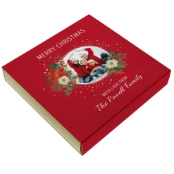 Kids Card Factory Photo Upload Belgian Chocolates - Merry Christmas Festive Wreath