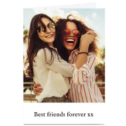 Card Factory Photo Upload Card - Single Photo With Typewriter Message