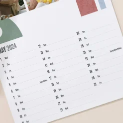 Hot Photo Upload Colourful Block Calendar Personalised Calendars And Diaries|Photo Gifts