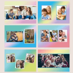 Hot Photo Upload Colourful Borders Calendar Personalised Calendars And Diaries|Photo Gifts