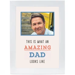 Card Factory Photo Upload Father's Day Print - This is What An Amazing Dad Looks Like