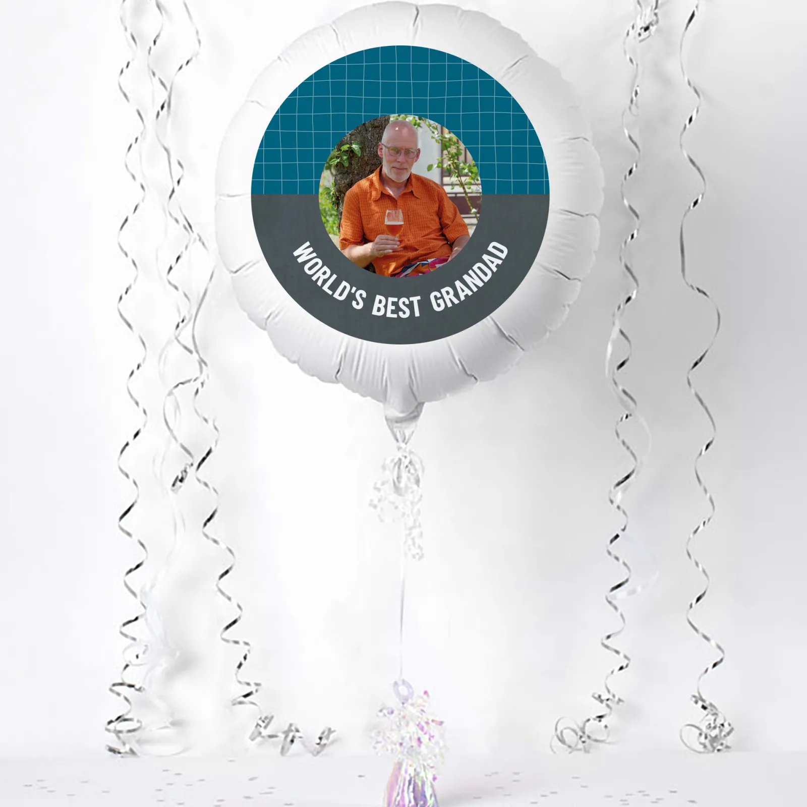 Photo Upload Father's Day Balloon - World's Best, Any Relation Personalised Party|Balloons For Him