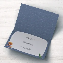 Card Factory Photo Upload Father's Day Card - Super Daddy And Sidekick