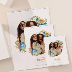 Hot Photo Upload Floral Calendar Personalised Calendars And Diaries|Photo Gifts