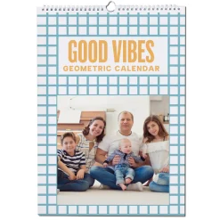 Card Factory Photo Upload Geometric Design Calendar