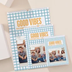 Card Factory Photo Upload Geometric Design Calendar