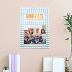 Card Factory Photo Upload Geometric Design Calendar