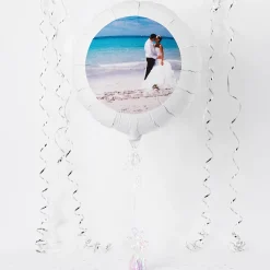 New Photo Upload Large Helium Balloon Kids Personalised Party|Wedding Party