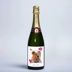 Best Photo Upload Luxury Champagne - Hearts Photo Gifts|Anniversary Gifts