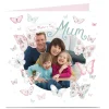 Photo Upload Mother's Day Card - Butterfly Mum Photo