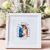 Card Factory Photo Upload Square Framed Wall Art Print - Happily Ever After