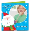 Card Factory Photo Upload Thank You Card - Blue Santa