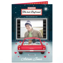 Card Factory Photo Upload Valentine's Card - The Best Boyfriend
