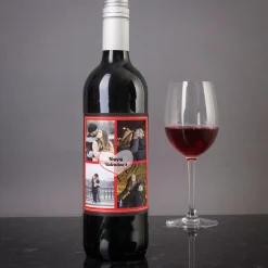Card Factory Photo Upload Wine - Happy Valentine's, 4 Photos