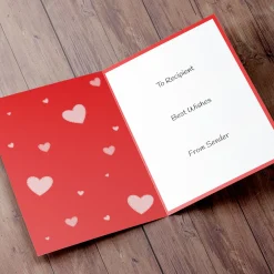 Card Factory Photo Valentine's Card - Girlfriend Polaroids