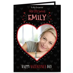 Hot Photo Valentine's Card - Gorgeous Gilrfriend Photo