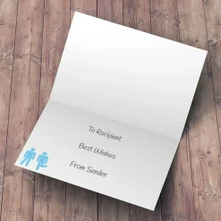 Card Factory Photo Valentine's Card - Him and Him Photo