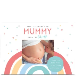 Card Factory Photo Valentine's Day Card - Little Heartbeat