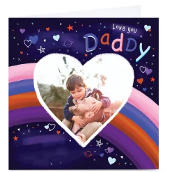 Best Photo Valentine's Day Card - Love You Daddy Photo