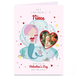 Best Photo Valentine's Day Card - Mer-Mazing Niece Photo