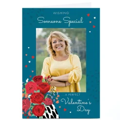 Photo Valentine's Day Card - Roses, Someone Special Photo