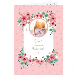 Card Factory Photo Wedding Card - Will you be my Bridesmaid?