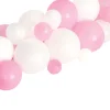 Kids Card Factory Pink & White Balloon Garland Table Runner Kit