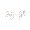 Card Factory Pink Baby Girl Card Banner 2m