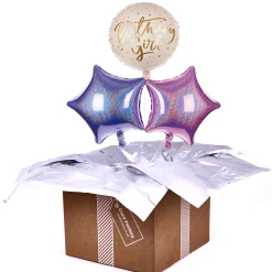 Kids Card Factory Pink Birthday Girl Balloon Bouquet - DELIVERED INFLATED!