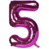 Card Factory Pink Number 5 Foil Giant Helium Balloon - Uninflated