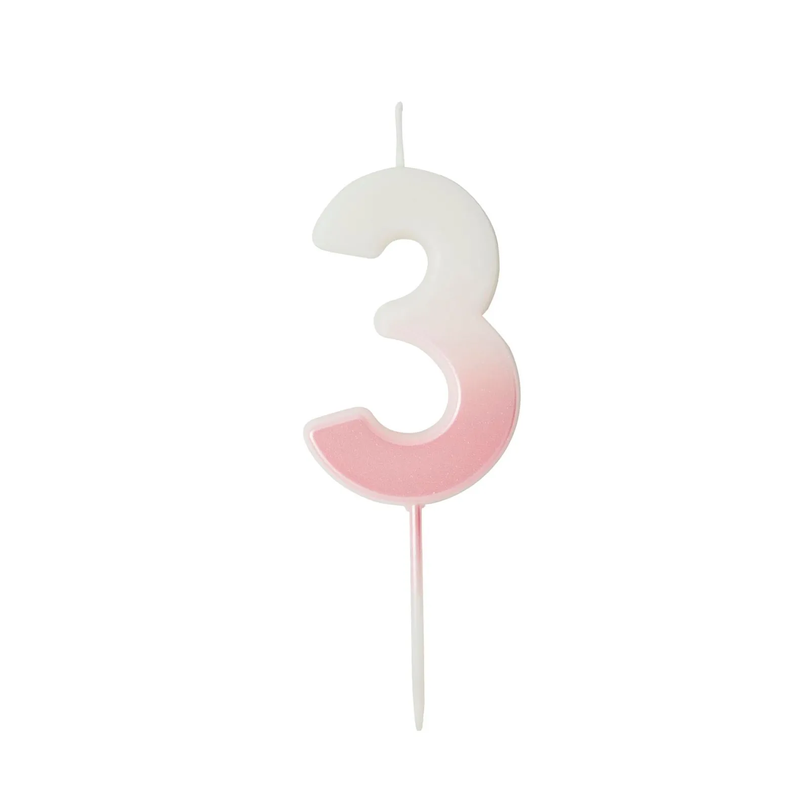 Clearance Pink Ombre Number Cake Candle (0-9) Cake Candles|Birthday Party