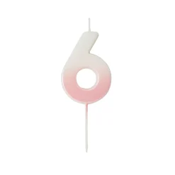 Clearance Pink Ombre Number Cake Candle (0-9) Cake Candles|Birthday Party