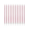Card Factory Pink Tall Skinny Cake Candles - Pack of 12