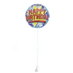 Card Factory Pop Art Happy Birthday Balloon & Lindt Chocolates