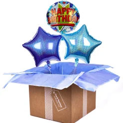 Kids Card Factory Pop Art Happy Birthday Balloon Bouquet - DELIVERED INFLATED!