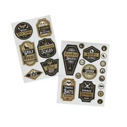 Best Potion Sticker Labels - Pack of 2 Halloween Party