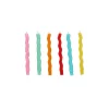 Hot Premium Bight Wavy Wax Candles - Pack of 12 Cake Candles|Birthday Party
