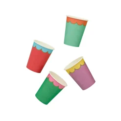 Card Factory Premium Brights Paper Cups - Pack of 8