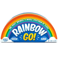Kids Card Factory Professor Puzzle Rainbow Go! Trivia Game