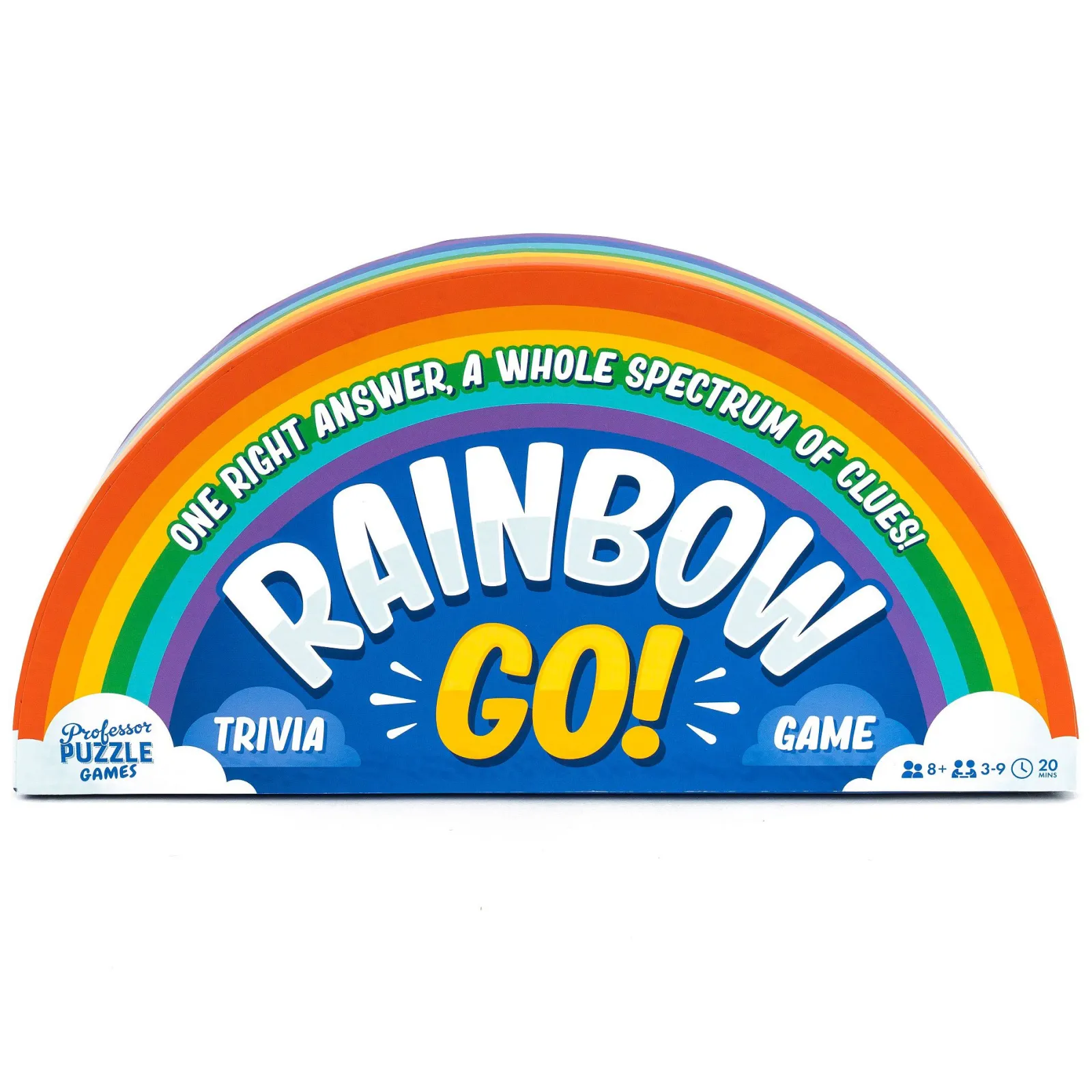 Kids Card Factory Professor Puzzle Rainbow Go! Trivia Game