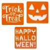 Outlet Pumpkin Stencils - Pack of 3 Halloween Party