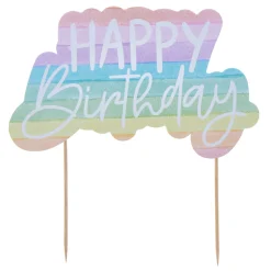 Hot Rainbow Birthday Party Tableware & Decorations Bundle - 8 Guests Tableware|Birthday Party